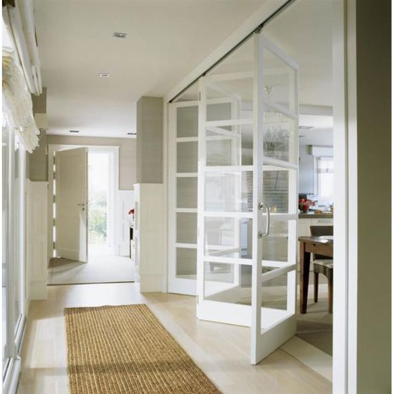 Bifold interior doors with glass - kobo building