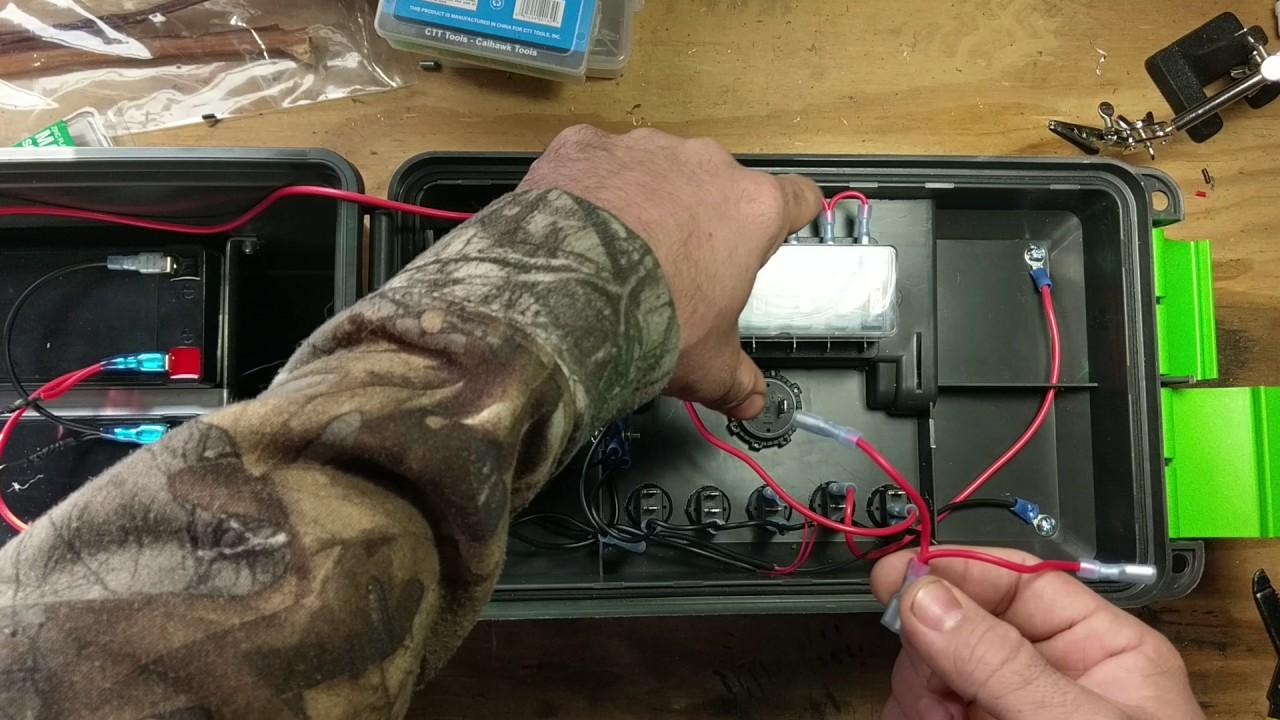 How to build a 12v portable power box - kobo building